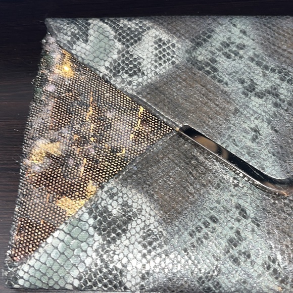 Big Budda Clutch- Black and gray with sequins!!! NWOT - Picture 2 of 5